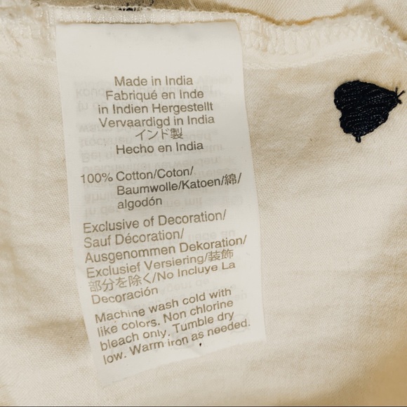 Madewell Seamed Button-Down Shirt in Embroidered Hearts L - Picture 6 of 7